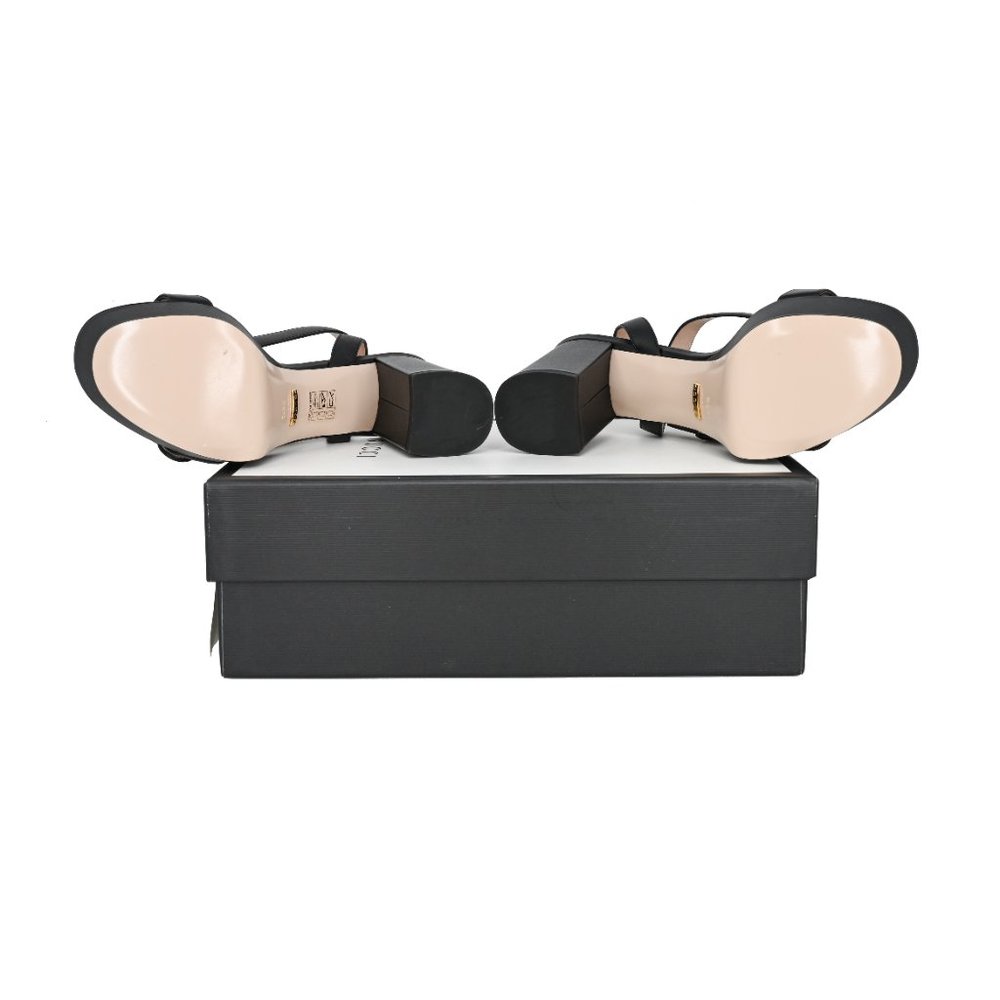 Gucci GG Marmont Leather Platform Sandals - Picture 11 of 14